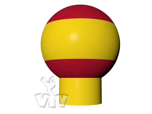 Balloon with narrow base 4 m commercial promotional inflatable balloon