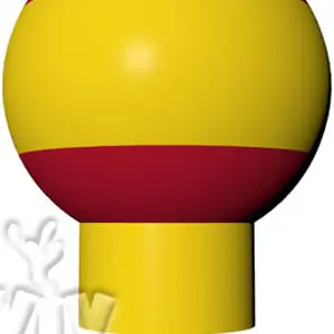 Balloon with narrow base 10 m commercial promotional inflatable balloon
