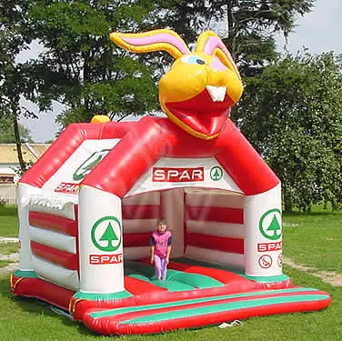 Spar brand bounces inflatable product photo